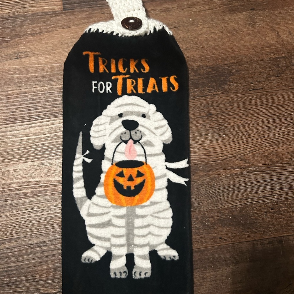 Dog Halloween Kitchen Towel